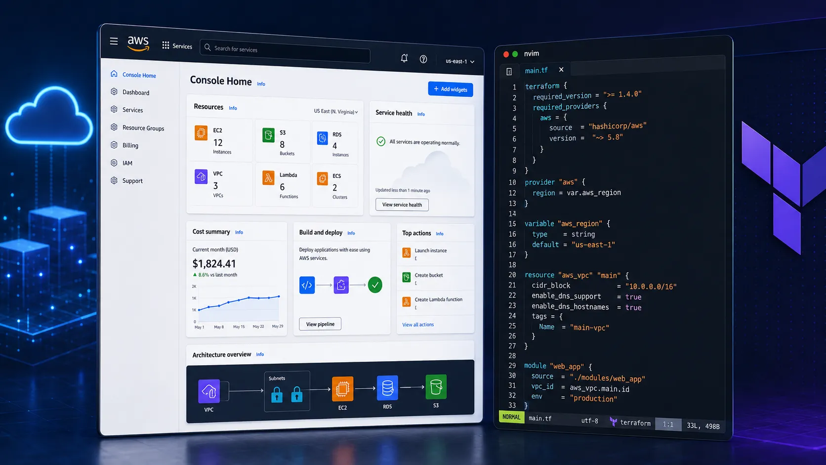 AWS vs Terraform